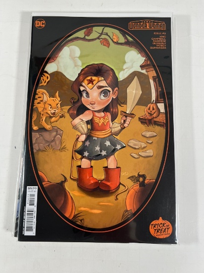 WONDER WOMAN #2 "TRICK OR TREAT" VARIANT COVER - CHRISSIE ZULLO