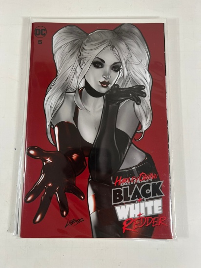 HARLEY QUENN BLACK WHITE & REDDER - #5