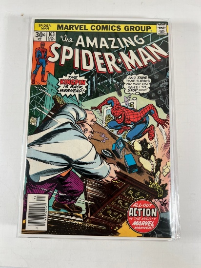 THE AMAZING SPIDER-MAN #163 - NEWSTAND