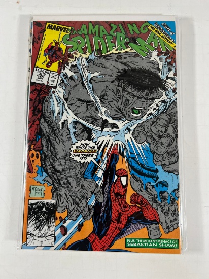 THE AMAZING SPIDER-MAN #328 - GREY HULK, McFARLANE COVER