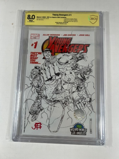 YOUNG AVENGERS #1 - SIGNATURE CBCS GRADE 8.0 (BY JIM CHEUNG) - WW LOS ANGEL