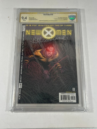 NEW X-MEN #115 - SIGNATURE CBCS GRADE 9.4 (BRIANNA HILDEBRAND) - VARIANT CO