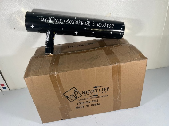 GATLING CONFETTI SHOOTERS - 60cm MIXED COLOR(CONFETTI) PARTY TUBE