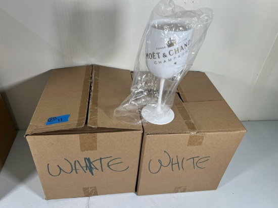 MOET & CHANDON CHAMPAGNE WHITE VIP WINE CUPS