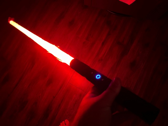 LIGHTSABER - MULTICOLOR LIGHTS & SOUNDS - (SILVER HILT)