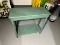 WOOD SIDE TABLE - GREEN