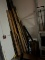 LOT ASSORTED WOOD, 4x4, PLANKS, ETC