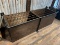 80-HOLE POSTER HOLDER RUSTIC WOOD BOX