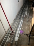 LOT OF ALUMINUM RODS - 6'-16'+ ASSORTED