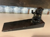 VINTAGE CAST IRON DOOR STOPPER - BULLDOG