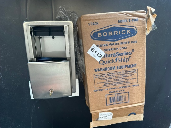 BOBRICK B4388 TOILET PAPER DISPENSER, STAINLESS STEEL WITH SATIN FINISH