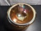 CARNIVAL GLASS PLATTER / BOWL - ORANGE