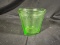 VINTAGE VIDRIO PRODUCTS COPR CHICAGO 2 CUP URANIUM / VASALINE GLASS MEASURI