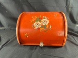 VINTAGE HANDPAINTED BREAD BOX