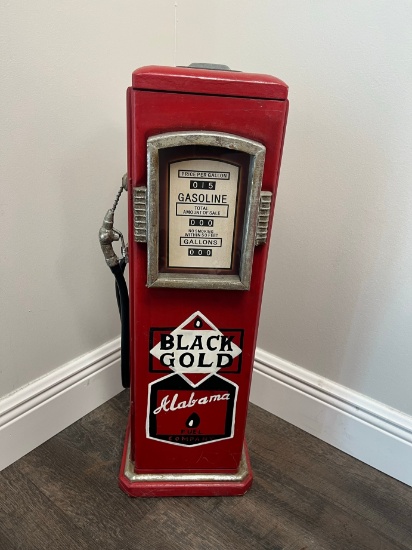BLACK GOLD ALABAMA FUEL COMPANY CAS PUMP (PEDAL CAR GAS PUMP)
