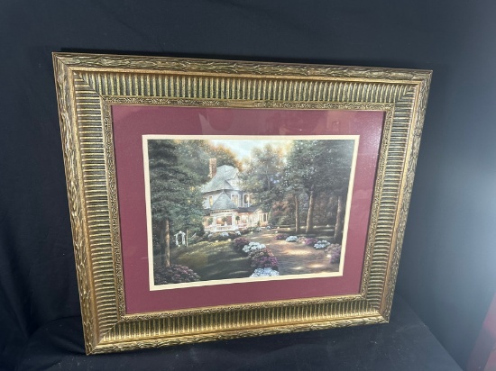 FRAMED PRINT - ROSE GARDEN LI