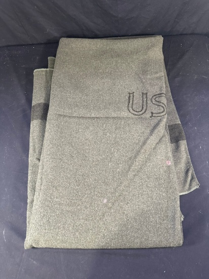 USMC BLANKET - (FROM CLIENTS FATHER, WWII VET)