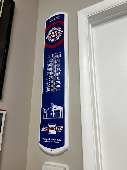 VINTAGE CHEVROLET THERMOMETER