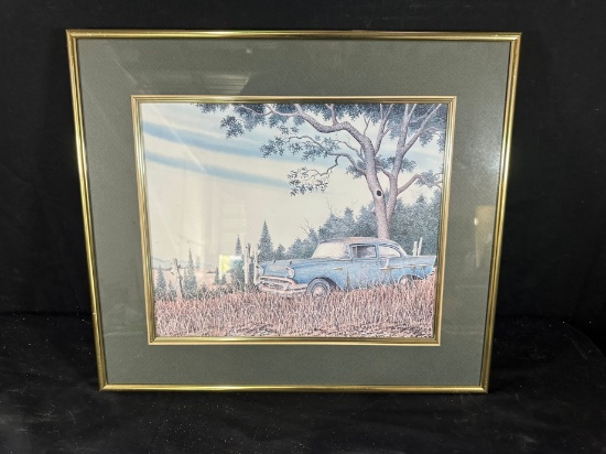 57 CHEVY PRINT - FRAMED