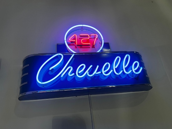 427 CHEVELLE NEON SIGN (427 ENGINE)