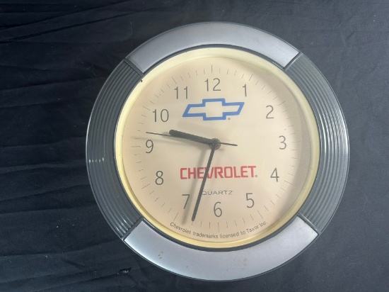 CHEVROLET QUARTZ WALL CLOCK -