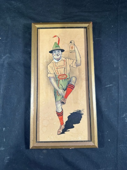VINTAGE ARTWORK GERMAN BEER - BILL FARLEY 1951