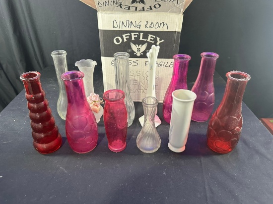 VINTAGE GLASS ASSORTED