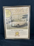 CHEVROLET OK CARS ADVERTISMENT - FRAMED