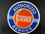 STUDEBAKER AUTHORIZED SERVICE VINTAGE METAL SIGN