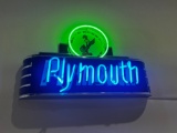 PLYMOUTH ROAD RUNNER NEON SIGN