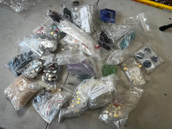 LOT - ASSORTED CRYSTALS, ETC