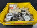 LOT - JEWELRY SUPPLIES, ROLLS OF TWINE, ETC