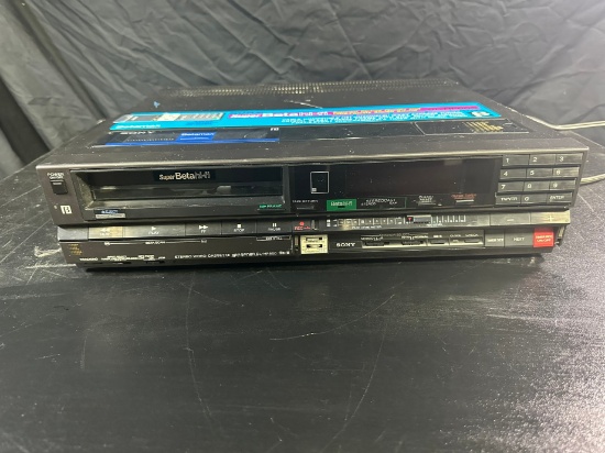 SONY SUPER BETA HI-FI STEREO VIDEO CASSETTE RECORER - SL-HF600