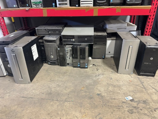 (13) CPU (1) HP ALL IN ONE LASER PRINTER