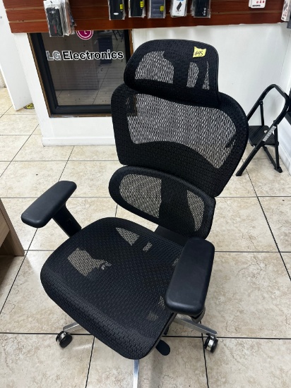 MESH HIGH BACK OFFICE CHAIR - BLACK - #SHARPLINE