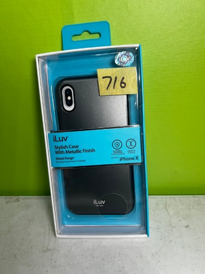 iLUV STYLISH PHONE CASE - IPHONE X - BLACK