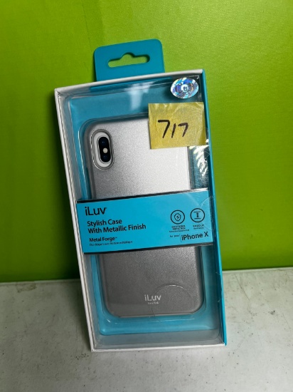iLUV STYLISH PHONE CASE - IPHONE X - SILVER