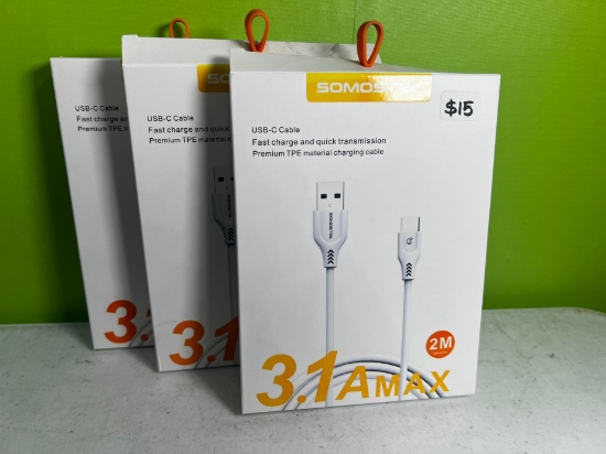 SOMOSTEL USB-C CABLES - FAST CHARGING