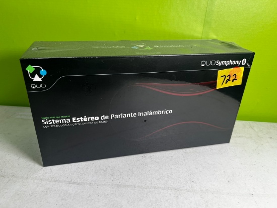 QUO SYMPHONY - BLUETOOTH STEREO SPEAKER (BASS BOOST TECHNOLOGY)
