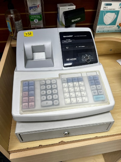 SHARP CASH REGISTER - XE-A22H - ELECTRONIC CASH REGISTER