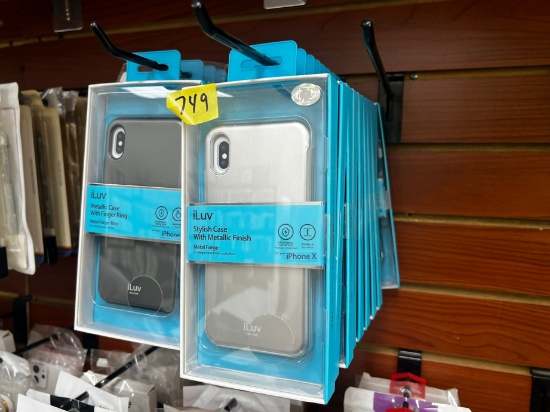 iLUV METALILIC CASES ASSORTED - IPHONE X