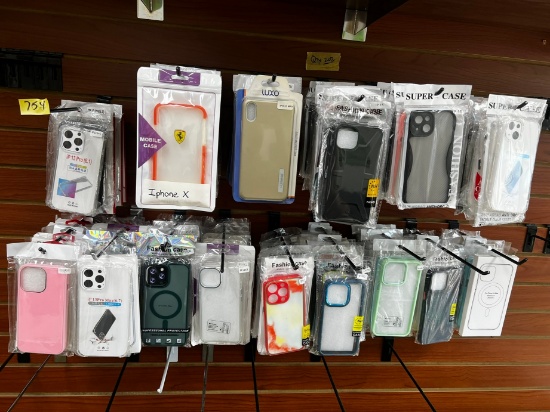 IPHONE CASES ASSORTED - IPHONE X, XS, 13, 14, 15