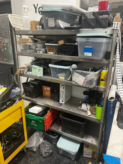 STEEL SHELVING UNIT