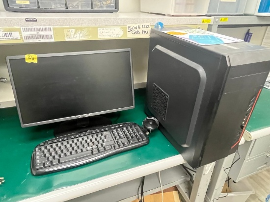 CPU SYSTEM - WITH MONITOR, KEYBOARD, MOUSE