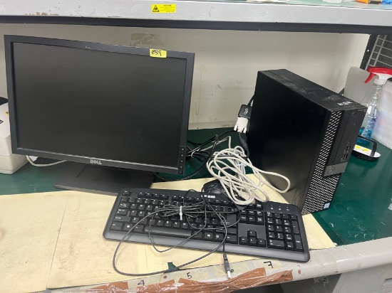 DELL CPU SYSTEM WITH KEYBOARD AND MONITOR