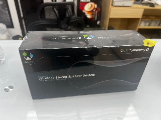 QUO SYMPHONY - BLUETOOTH STEREO SPEAKER (BASS BOOST TECHNOLOGY)