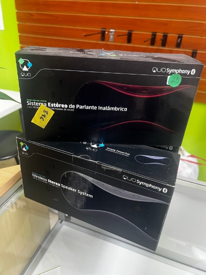QUO SYMPHONY - BLUETOOTH STEREO SPEAKER (BASS BOOST TECHNOLOGY)