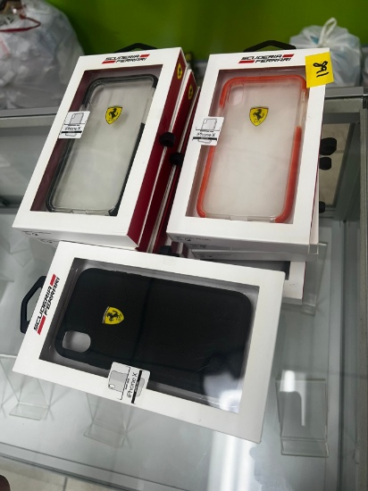 SCUDERIA FERRARI IPHONE X CASES ASSORTED