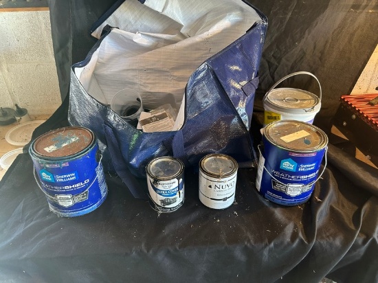 LOT ASSORTED PAINT, ETC