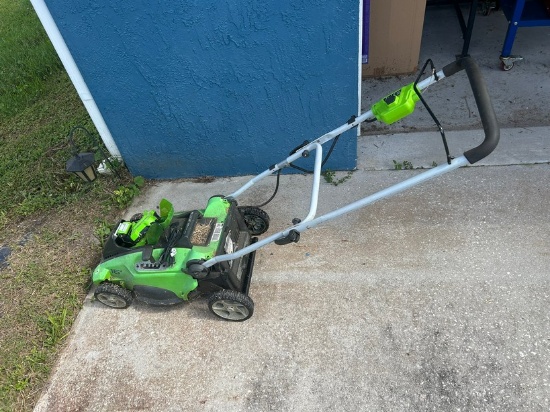 Greenworks Lawn Mower With 4.0 Battery (No Charger)